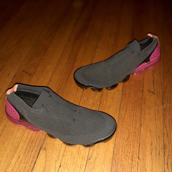 Jolimall Pink-Black Air Cushion Slip On Sneakers Size 10 - Picture 2 of 7